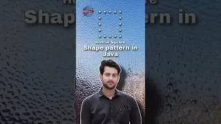 Hollow Square shape pattern using Java #shorts #pattern #shape #java #javaprogramming #coding #code