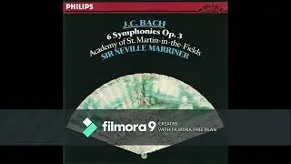 J.C. Bach ~ 6 Symphonies Op.3 - (cond. Marriner) - 1970