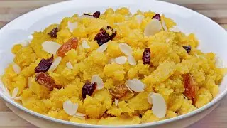 [Mauritian Cuisine] Easy Halwa Gr&eacute;o Recipe | Halwa Suji (Semolina)