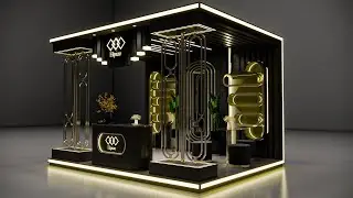 Modern Minimalist Exhibition Booth Design