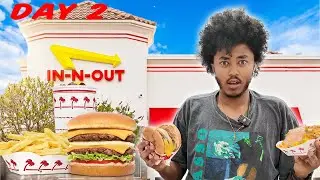 IN-N-OUT በርገር ሞከርን Best burger in Denver🇺🇸 // DAY 2