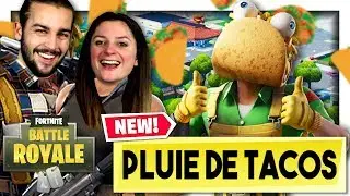 ON DÉCOUVRE GREASY GROVE ET MOISTY PALMS AVEC LE NOUVEAU SKIN TACOS ! FORTNITE DUO FR
