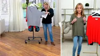 Laurie Felt Fuse Modal Oversized Ribbed Knit Pullover Top on QVC