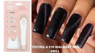 TESTING A 10$ WALMART NAIL DRILL | FAIL?