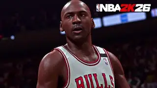 The Jordan Era Cutscene in NBA 2K26 MyNBA (1990s Era)