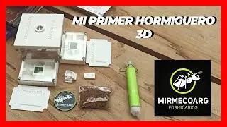MI PRIMER HORMIGUERO 3D l Unboxing MIRMECOARG l AntMeet