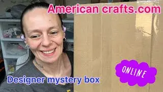 Загадочная коробка с дизайнерскими товарами от Americancrafts.com