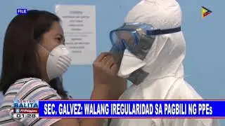 Sec. Galvez: Walang iregularidad sa pagbili ng PPEs