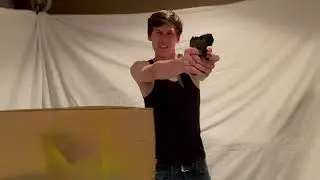 Reference footage for animated gunfight
