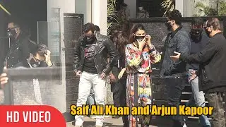 Saif Ali Khan Ignoring Arjun Kapoor??  1st Look Of Bhoot Police