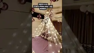 SURPRISE BIRTHDAY PARTY DECORATION | CABAANA SETUP DECORATION | ANNIVERSARY DECORATION BALLOON
