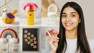 Top 5 Easy DIY Craft Ideas | Yarn Bird, Flower Vase & More | Best Home D&eacute;cor Hacks