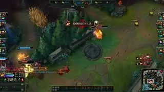 Teemo quadra kill in URF League of Legends