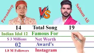 Pawandeep Rajan Vs Salman Ali Comparison || Indian Idol King 👑 || Pawandeep Rajan life Style ||