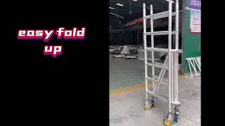 Folding scaffold with EN1004