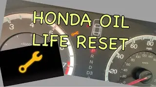 СБРОС СРОКА СЛУЖБЫ МАСЛА HONDA | HONDA | ЖЕЛТЫЙ ГАЕЧНЫЙ КЛЮЧ