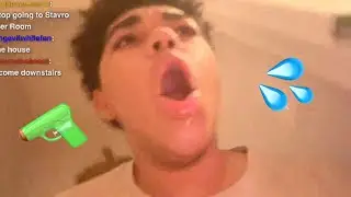 Bro pulled out the water gun