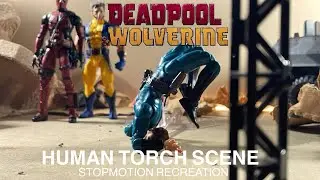 DeadPool & Wolverine Human Torch Scene