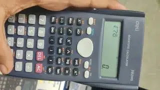 The first review of Deli D82MS Scientific calculator D82MS And How to Use Basic operations