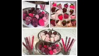 How To Make Chocolate Covered Strawberries- DIY Valentines Day Treats- How To Decorate Chocolate