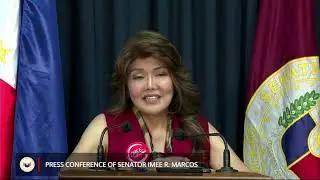 LIVE | Sen. Imee Marcos presents the Preliminary Report on the FPRRD-ICC hearing (March 27, 2025)