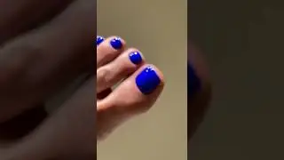 Electric Blue 💙 #tutorial #shorts #beauty #bluenails