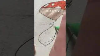 Comment how she did! #2023 #art #creative #draw #artist #sketch #paint #sister #satisfying #create