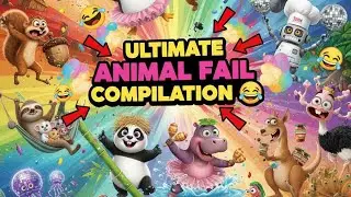 MEGA Animal Fail Compilation 😂💥 | 20+ Epic Kitten, Penguin, Unicorn & More Chaos 