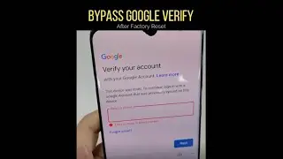 3 Steps Bypass Google Account Verification After Reset 2025 - iToolab #shorts