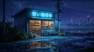 80s Rainy Café Nights 🌃 Retro Tokyo Lofi Beats