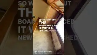 Repairing mold in an RV