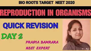REPRODUCTION IN ORGANISMS TARGET NEET 2020 #13 ll CRASH COURSE