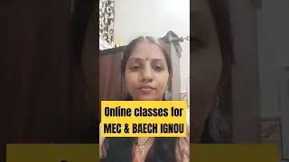 Online classes #ignou #maeconomicsignou #baech