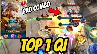 TOP 1 QI INSANE PRO COMBO INSTA WIN FIGHTS | AoV | 傳說對決 | RoV | Li&ecirc;n Qu&acirc;n Mobile