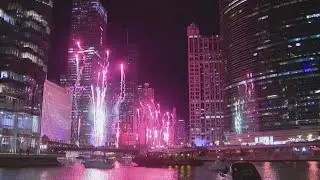 Fireworks ring in 2026 at New Year's Eve celebrations in Chicago