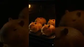 Freshly Baked Capybara Bread Is Out of the Oven 🐹🥖🔥🍞✨ #capybara