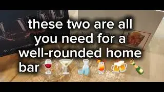 Best barware for the home bartender who loves to create craft cocktails! #bartender #glassware
