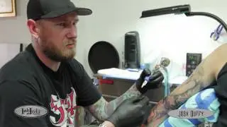 Josh Duffy using and talking about his InkJecta machine set up