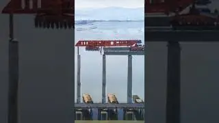 Building a bridge at high altitude.#shorts
