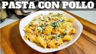 PASTA con POLLO 🍝🍗 Tomates y Crema | Receta f&aacute;cil | William Priets