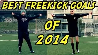 BEST Freekicks & Shots of 2014 | Knuckleballs + Top Spin + Bend | by 10BRA