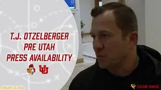 T.J. Otzelberger talks Utah, playing on the road and Tamin's aggression