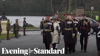 King describes pride in his sons at Sandhurst Sovereign&rsquo;s Parade