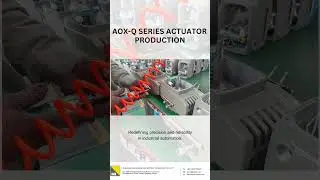 Crafting Precision: AOX R Series Electric Actuator in Production