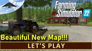 Let's Play FS22 Elk Mountain Wyoming Map  s02 e01