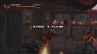 Streets of Rage 4 - Story Mode - Mania+ Difficulty - Stage 03 - Cherry - Solo