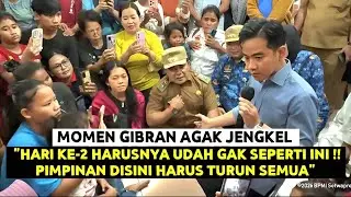 Momen GIBRAN Agak Jengkel Tinjau Banjir Bekasi : 