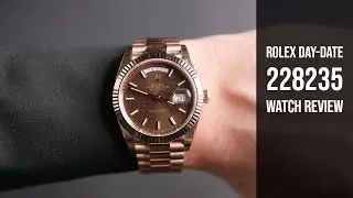 Rolex President Everose Gold 228235 Chocolate Dial Watch Review | Bob's Watches