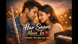 Har Saans Mein Tu ❤️ | Emotional Hindi Urdu Love Song | Flute x Piano