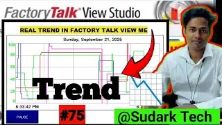 Trend (Real) in Factory Talk View Studio HMI | Rockwell Automation | Sudark Tech